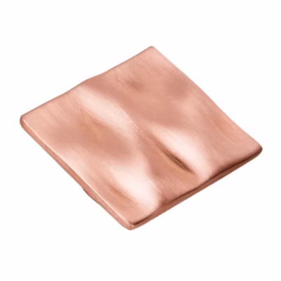 Bouton de meuble zamac diamètre 40×40 mm cuivre satiné lot de 12 piéces