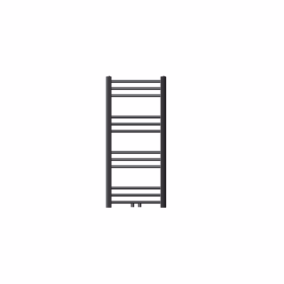 Radiateur de Salle de Bain Design Sahara, 400 x 800 mm, Anthracite, Forme Droit