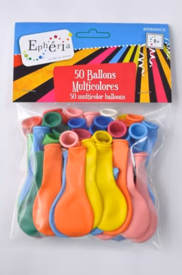 Ballons gonflables multicolores x50 – Atmosphera