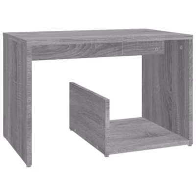 vidaXL Table d&rsquo;appoint Sonoma gris 59x36x38 cm Bois d&rsquo;ingénierie 826633