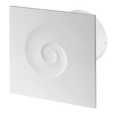 Ventilateur Blanc ABS Hygrostat Extracteur D&rsquo;air 100mm Awenta