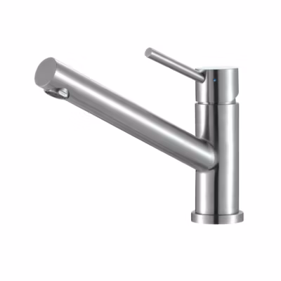 Robinet cuisine Luisina inox massif LEONIE
