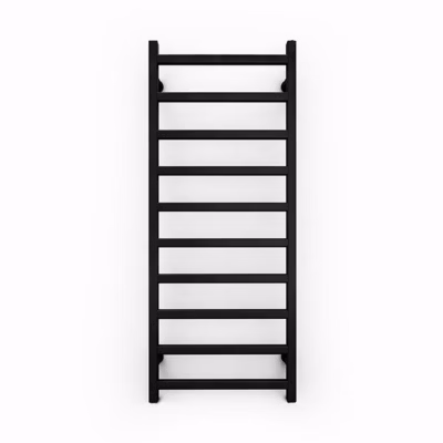 Sèche-serviette eau chaude noir de 480mm de haut et 500mm de large – 173 Watt – SIM480/500ZXN
