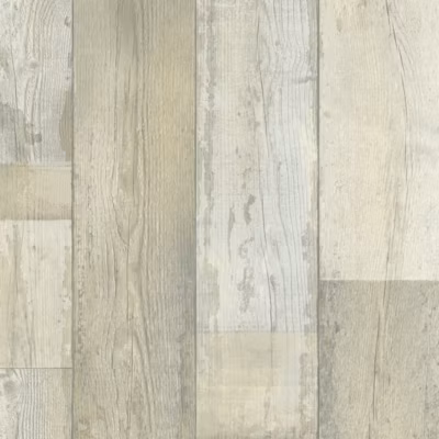 Sol Vinyle Imitation parquet vintage blanchi – Rouleau de 3m x 10m