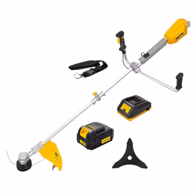 Débroussailleuse sur batterie NEMURA 40V – L: 43cm + Fil + Lame + Batterie 4Ah + Chargeur Rapide