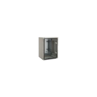 Coffret électrique Abs 600x400x200 étanche Ip65 – Porte Transparente – Avec Plaque