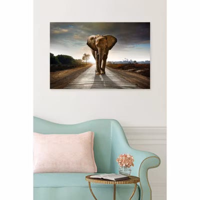 Tableau verre acrylique Affrontement 90 x 60 cm – Décoration murale photo pour la maison