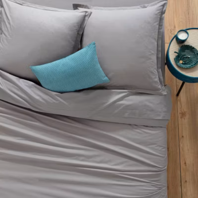 Housse de couette en coton – gris 240×220 cm – Atmosphera