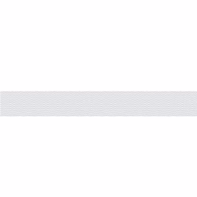 Frise adhésive Calypso 15 cm X 300 cm, décorative autocollante, motifs gris ondulés sur fond blanc – Décoration murale autocollant