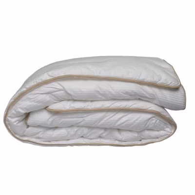 Couette « Fjord Grand Hotel » Chaude Satin de coton rayé Lestra – 240 x 260 cm pour lit King size