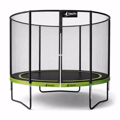 Trampoline de jardin  300cm + filet de sécurité  PUNCHI 300 Vert