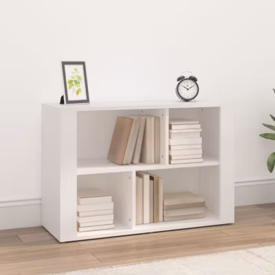 819476 vidaXL Buffet Blanc 80x30x54 cm Bois d&rsquo;ingénierie