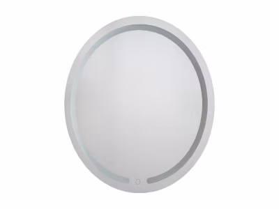 Miroir de salle de bain lumineux rond à leds NEREA – D. 60 cm
