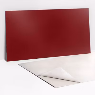 Panneau autocollant Tulup 100×50 cm Couleur bordeaux 1 pcs