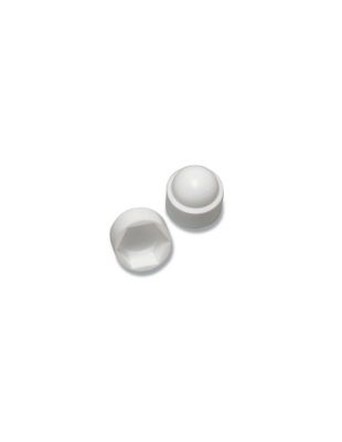 Cache Ecrou ou cache tête vis Tête hexagonale TH M14 Polyéthylène blanc Sur plat 22 – 1 pièce