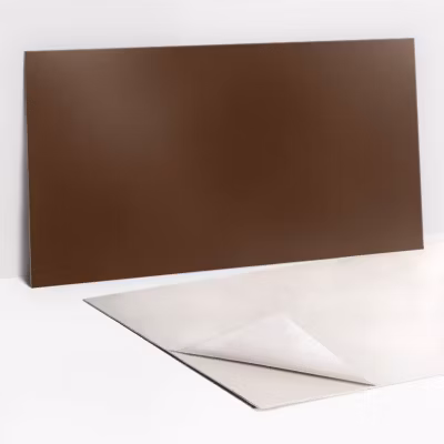 Panneau autocollant Tulup 100×50 cm Couleur marron 1 pcs