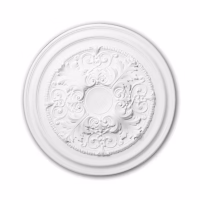 Rosace Profhome 156001 Élement pour plafond Élement décorative diametre 69,5 cm