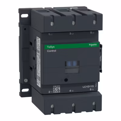 Lc1d115g7 Schneider – Contacteur Tripolaire – 3no – 115a – Bobine 120vca – Vis