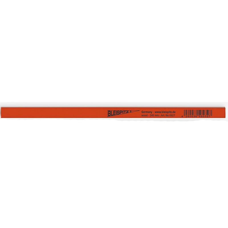 BOITE 12 CRAYONS MENUISIER ROUGE TOP QUALITY 24CM